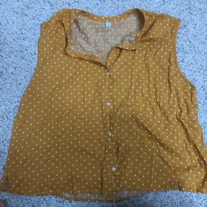 XXL Old Navy Polka Dot Tank Top